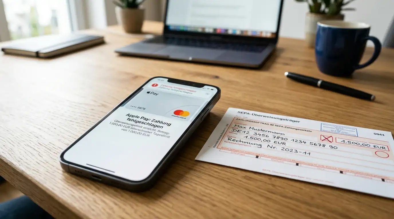 Apple Pay Auszahlungsbeschränkungen und A