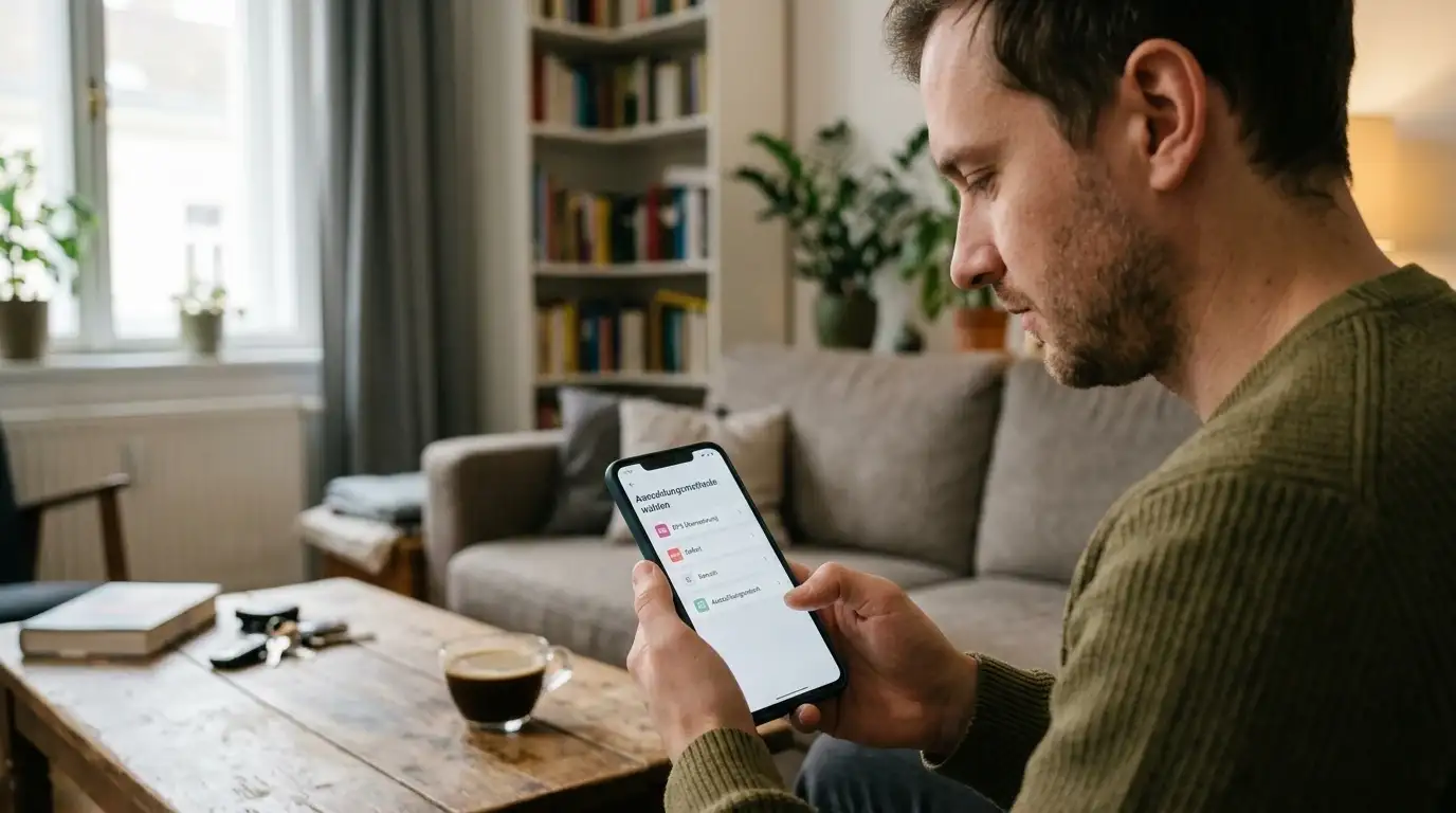 Vergleich von Krypto-, Bank- und E-Wallet-Auszahlungen an einem neutralen Arbeitsplatz