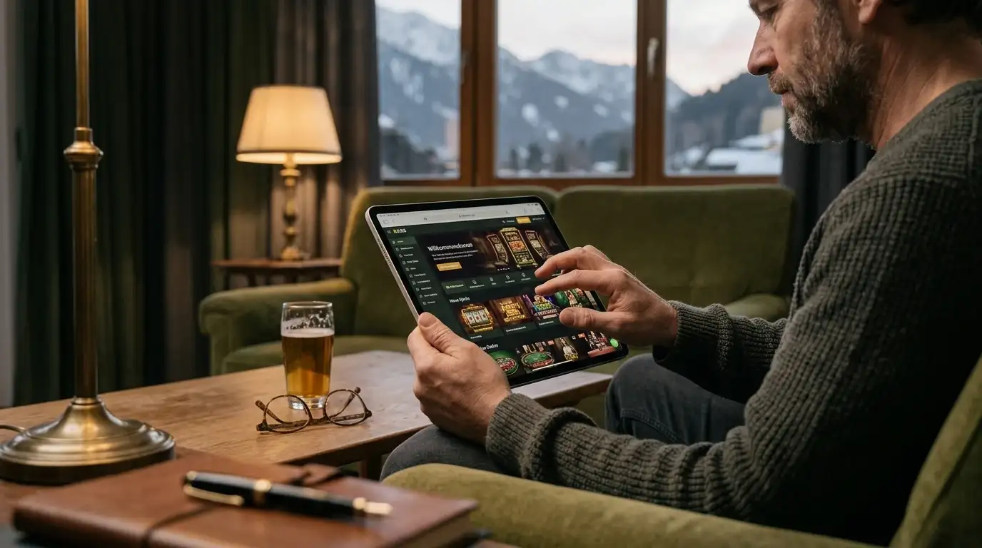 Übersicht eines österreichischen Online-Casinos ohne OASIS-Anbindung
