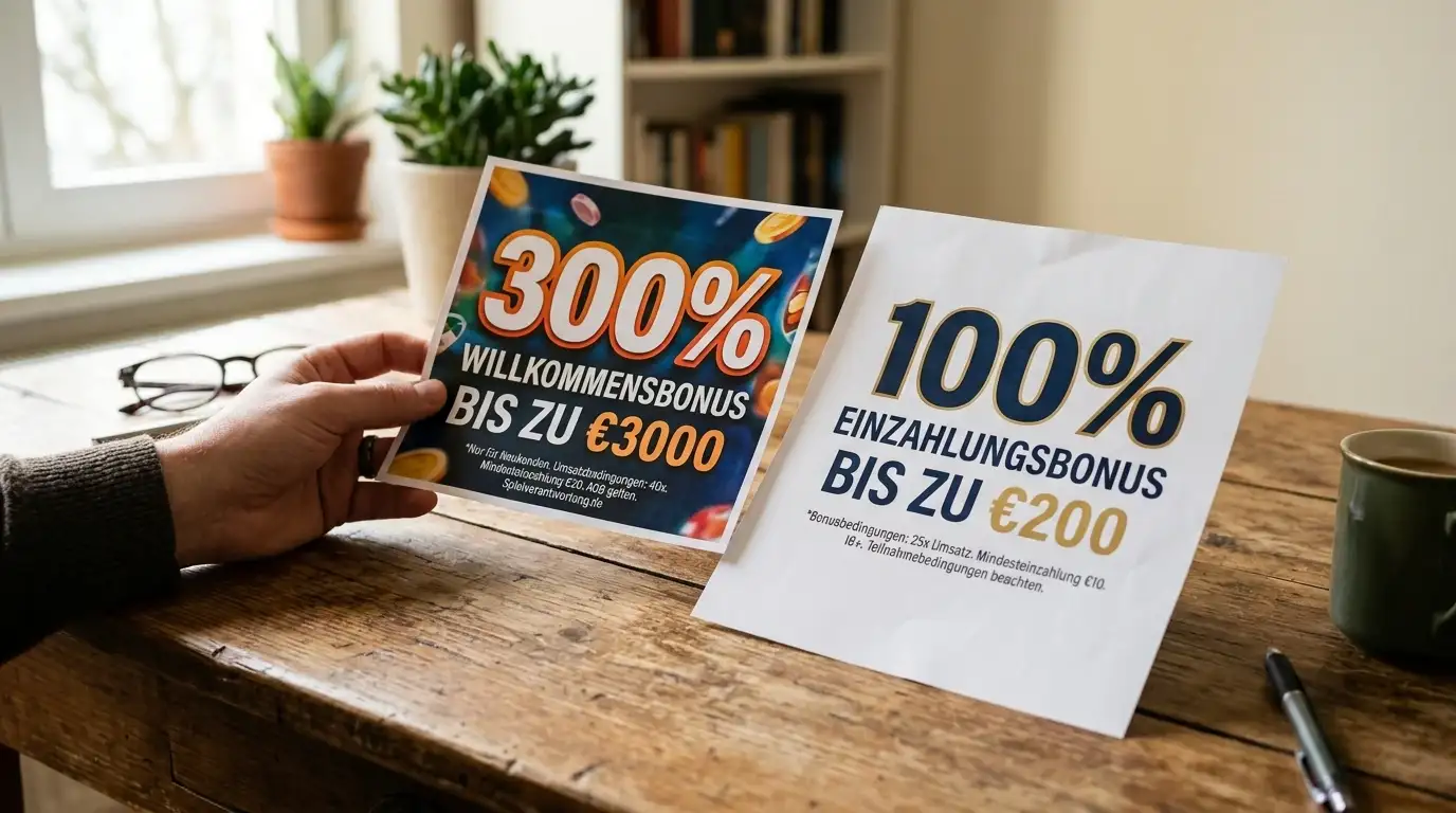 Realwertvergleich Willkommensboni österreichische Online C