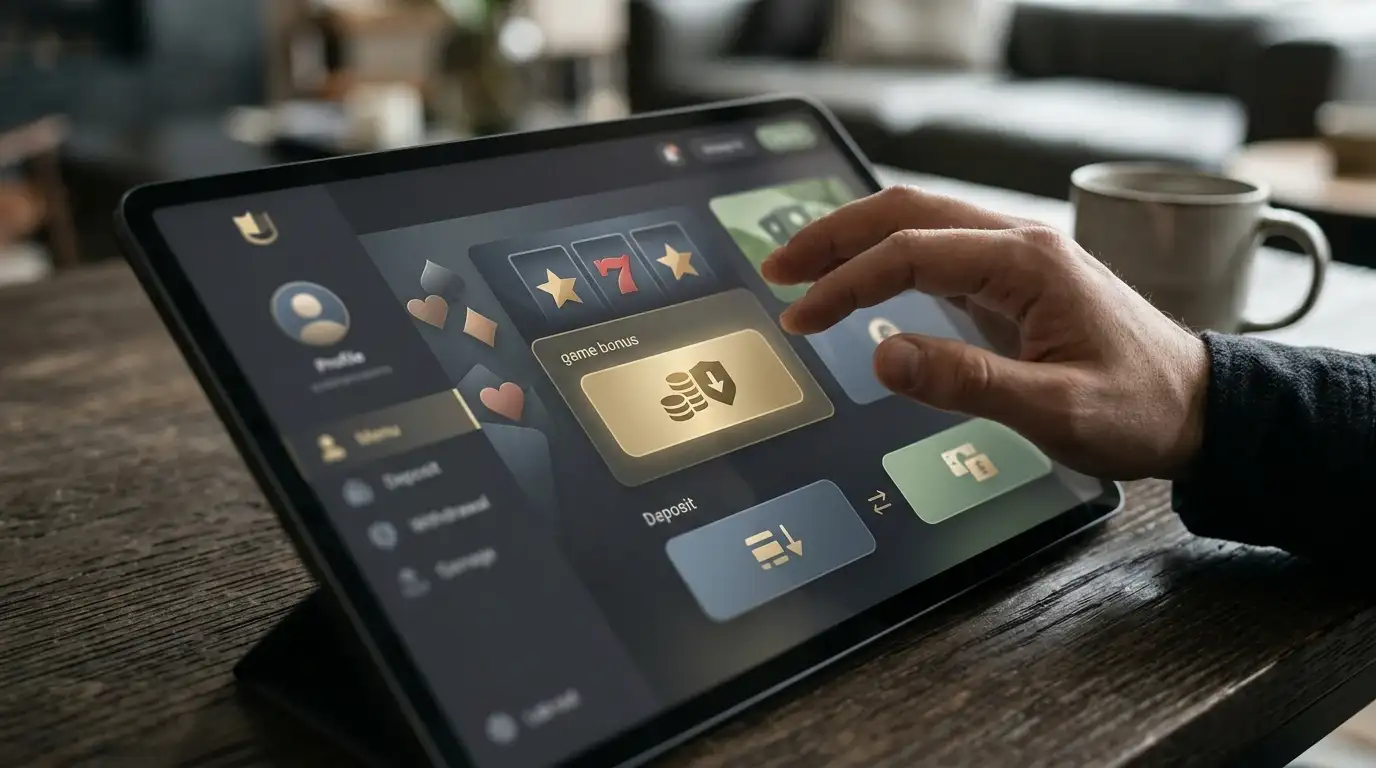 Bonuskauf Button Interface an Slot-Maschine
