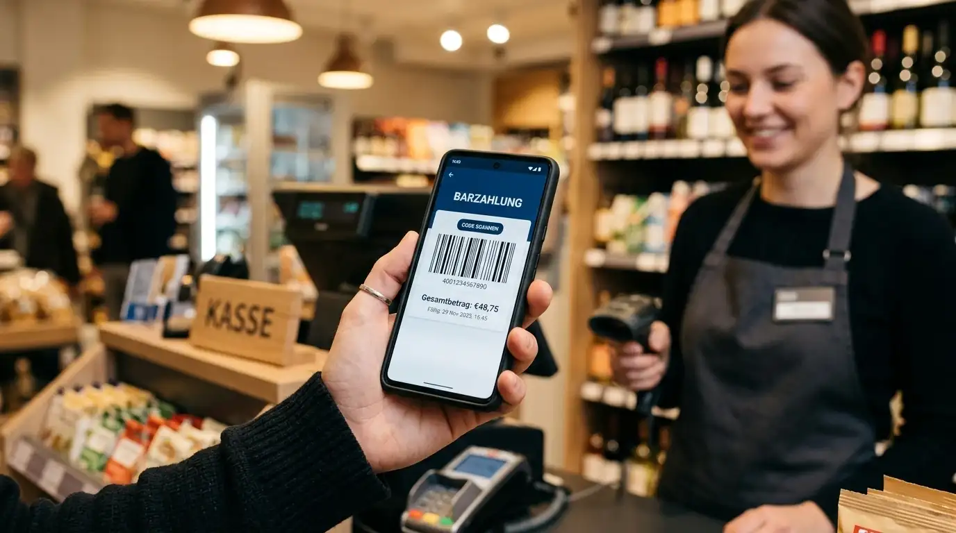 CashtoCode Barcode-System für Cash-Zahlungen