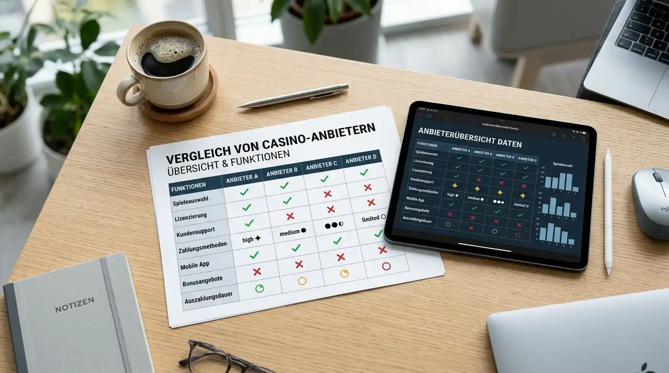 Casino-Portfolio-Vergleich nach Provider-Verfügbarkeit