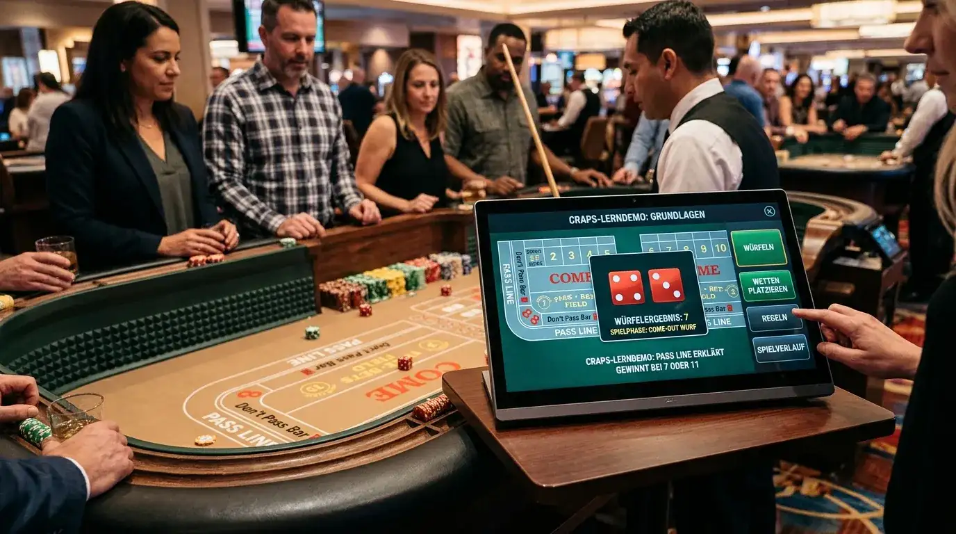 Detailgrafik: craps demo – visuelle Einordnung