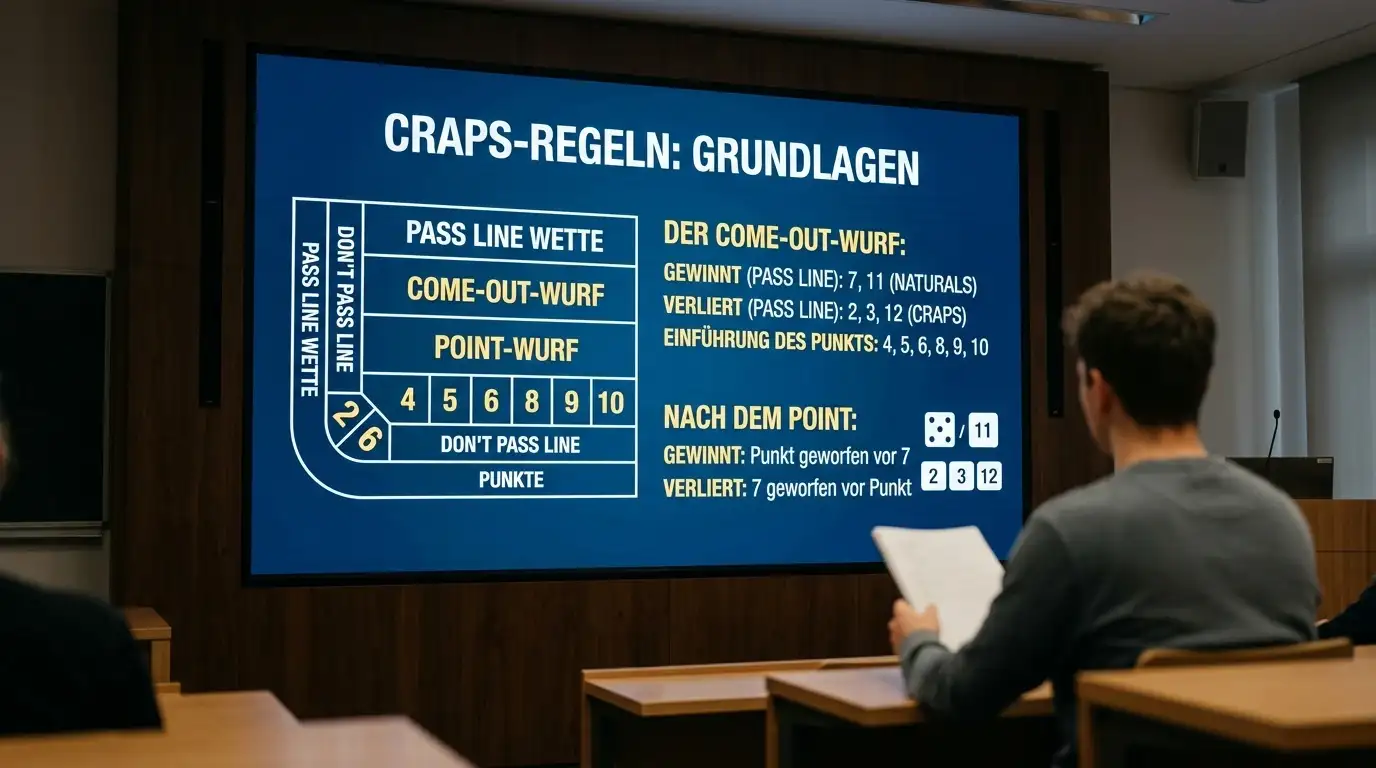 Craps Würfelspiel Regeln