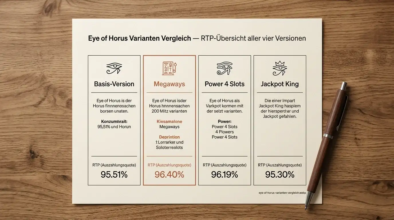 Online-Casinos mit Eye of Horus für AT-Spieler 2026 — Curaçao-Plattformen im Vergleich