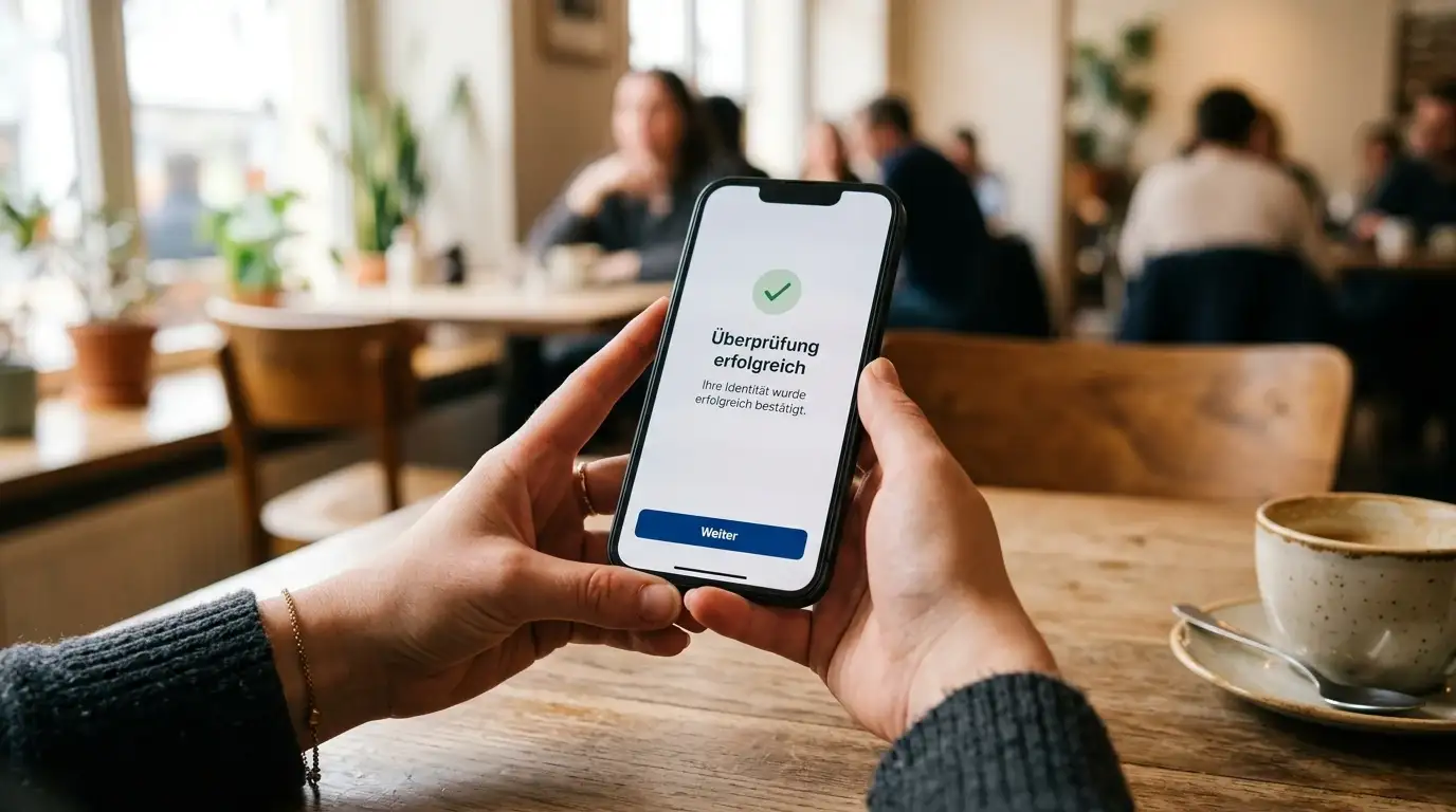 Einzahlung und Auszahlung mit Mastercard Schritt für Schritt und Identity Check