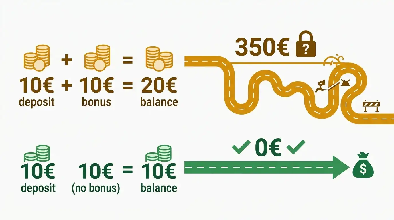 Casino Bonus Umsatzanforderungen Vergleich - 10 Euro Einzahlung mit und ohne B