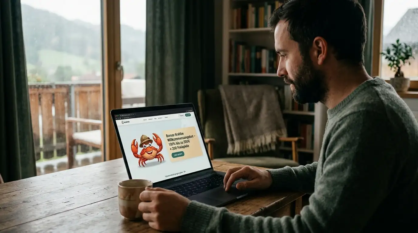 Bonus Crab Greifarm-Mechanik im Online-Casino — animierter Arcade-Automat mit Preispaketen