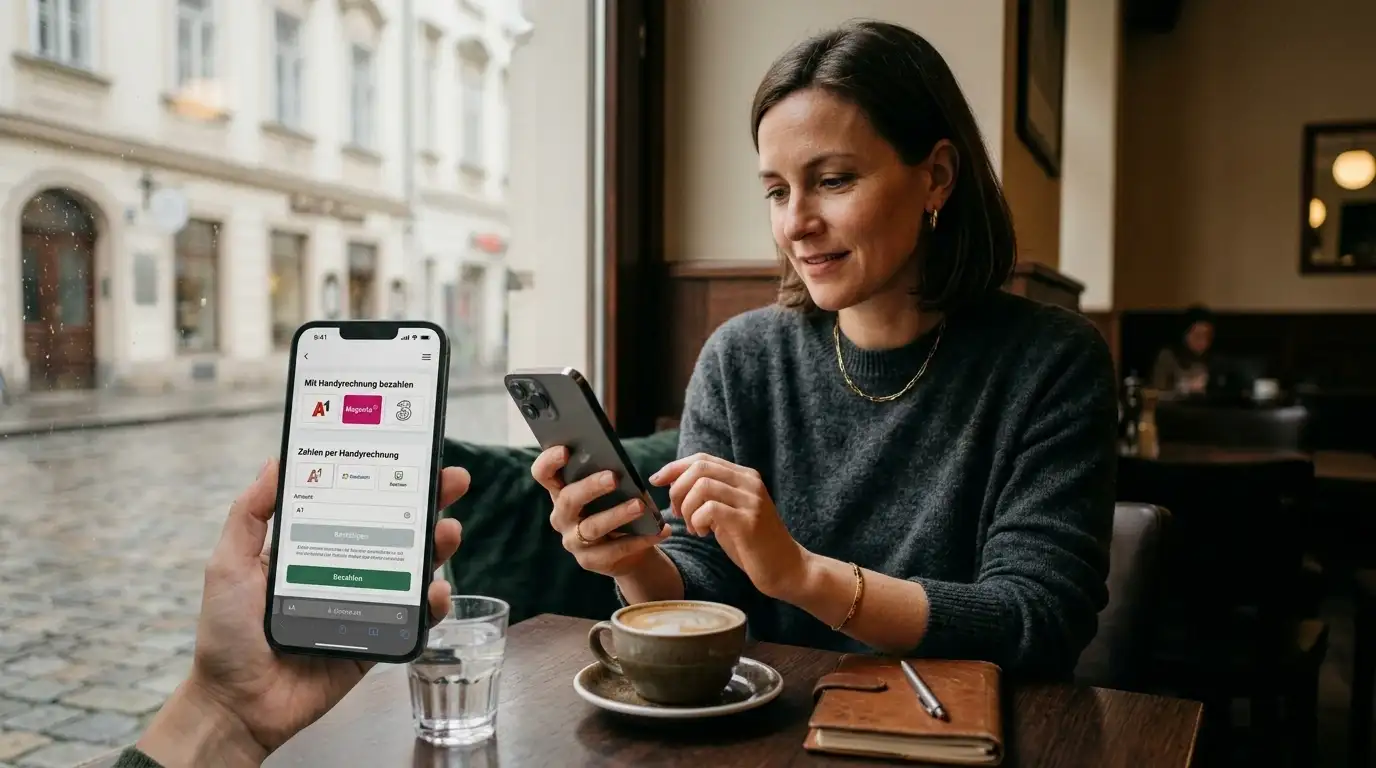 Lifestyle: Person using smartphone for casino payment at home, cozy setting