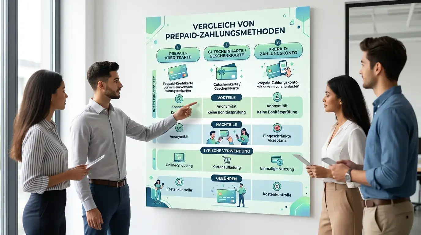 Prepaid Zahlungsmethoden im Vergleich für Aplauz-Alternativen
