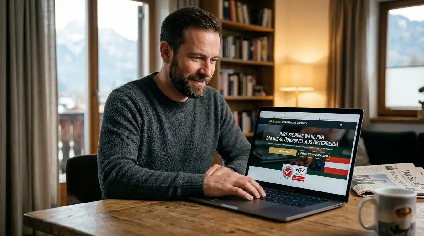 Sichere Anmeldung an einem neutralen Online-Casino ohne erkennbare Markenlogos