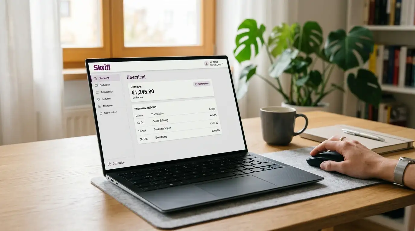 Skrill Wallet und Skrill Card als E-Wallet in Österreich